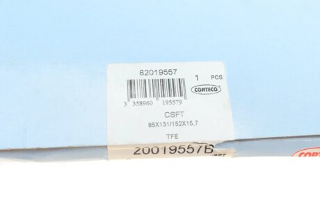 Сальник коленвала передній corteco 20019557B