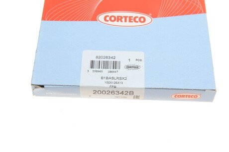 Сальник коленвала передний corteco 20026342B