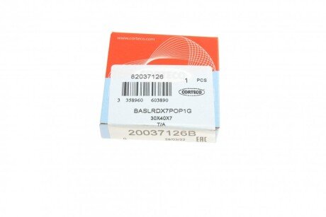 Сальник коленвала передній corteco 20037126B