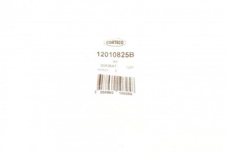 Сальник распредвала corteco 12010825B