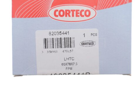 Сальник распредвала corteco 19035441B