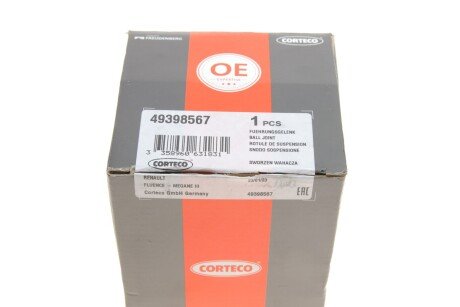 Нижня кульова опора corteco 49398567