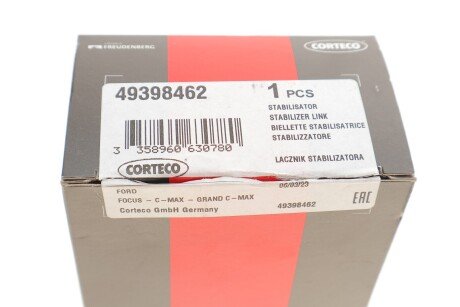 Задняя стойка стабилизатора corteco 49398462