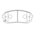 Колодка гальм. передн. Hyundai Elantra 20- (вир-во) CTR GK1509