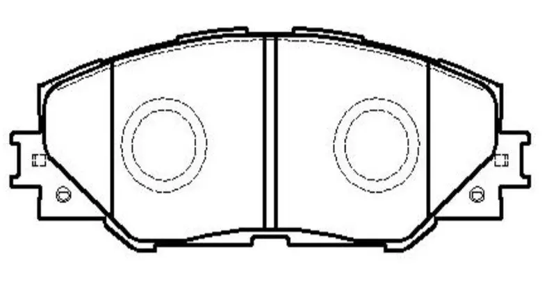 Колодки ручного (стоячого) тормоза CTR CKT49