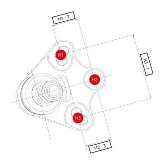 Нижняя шаровая опора ctr CB0599R