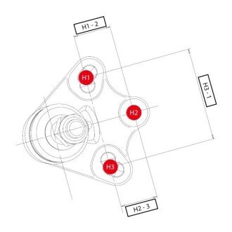 Кульова опора ctr CB0569