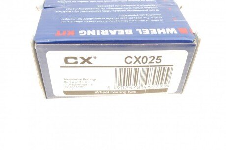 Комплект підшипників роликових конічних cx CX025
