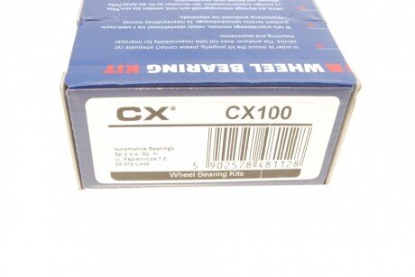 Подшипник ступицы RENAULT передн./задн. (Complex) cx CX100