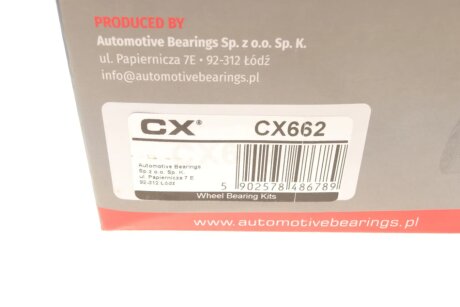 Подшипник задней ступицы cx CX662