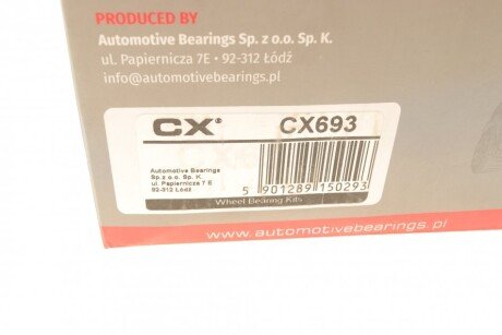 Подшипник задней ступицы cx CX693