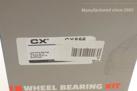 Подшипник задней ступицы cx CX856