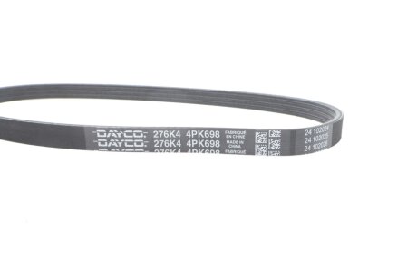 Привідний ремінь генератора dayco 4PK698