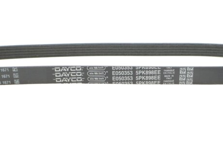 Доріжковий пас dayco 5PK898EE