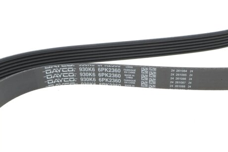 Привідний ремінь генератора dayco 6PK2360