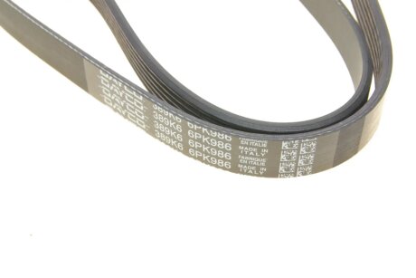 Ремінь поліклиновий dayco 6PK986