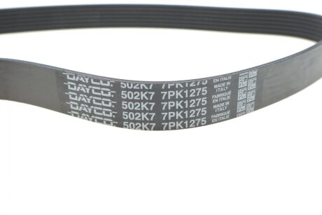 Привідний ремінь генератора dayco 7PK1275