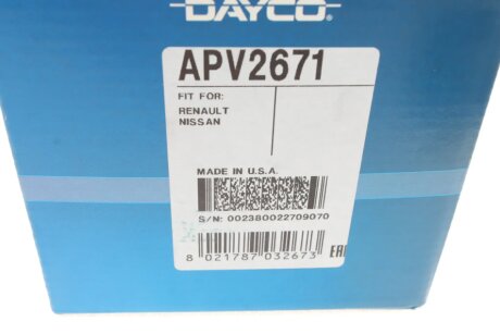 Натяжитель поликлинового ремня dayco APV2671