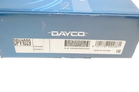 Ременной шкив коленвала dayco DPV1029