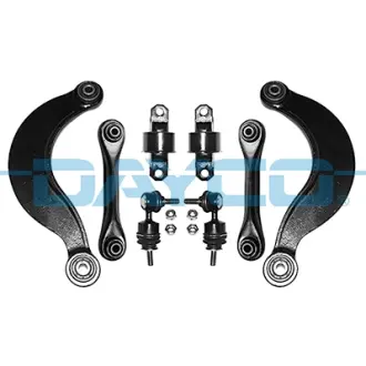 DAYCO FORD Комплект важелів задня вісь (4 важеля+ 2 с/блока+ кріплення) FOCUS C-MAX (DM2) 1.6 Ti 04-07, TRANSIT V363 Автобус (FAD, FBD) 2.2 TDCi 4x4 13-18 Dayco KDSS102