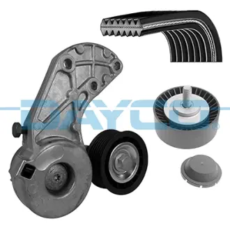 DAYCO VW Поликлиновой ременный комплект (ремень+ролик+натяж.мех) TOUAREG 3.2/3.6 02-, AUDI Q7 3.6 06- Dayco KPV824