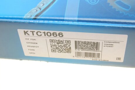 Комплект ГРМ, ланцюг+елементи dayco KTC1066