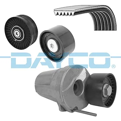 DAYCO BMW Поликлиновой ременный комплект (ремень+2ролика+натяж.мех) 1 (E81) 116 d, 118 d, 120 d, 123 d 06- dayco KPV826