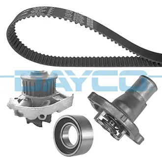 DAYCO FIAT К-кт ГРМ (помпа + ремень + ролик + термостат) DOBLO 1.2 01- dayco KTBWP2912T1 Фиат Добло