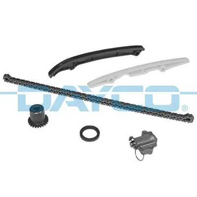 DAYCO FIAT К-кт ланцюга ГРМ (ланцюг+2 планки+шестерня+натягувач+сальник) 500 0.9 10-, ALFA ROMEO MITO 09- 11- Dayco KTC1094 (фото 1)