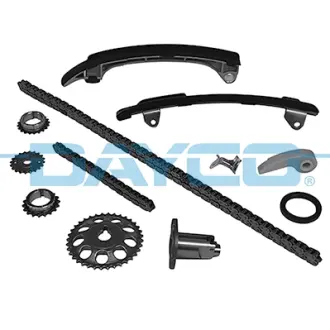 DAYCO TOYOTA К-кт ланцюга ГРМ (2 ланцюга+ 3 шт. направляючі+ натягувач + 4 шестерні + сальник) Avensis 2.0 00- Dayco KTC1222