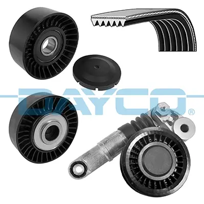 DAYCO VW Поликлиновой ременный комплект (ремень+2 ролика+натяжитель) CRAFTER 2.5 06- dayco KPV960
