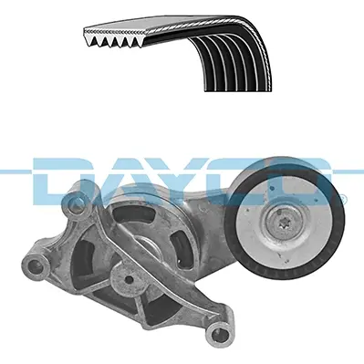 DAYCO VW Поликлиновой ременный комплект (ремень+натяж. мех.) EOS 2.0 06-, GOLF 2.0 04- dayco KPV891