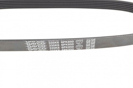 Приводной ремень генератора dayco 6PK850
