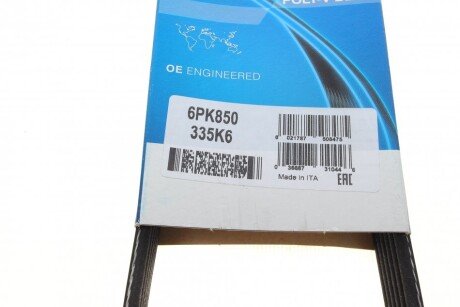 Приводной ремень генератора dayco 6PK850