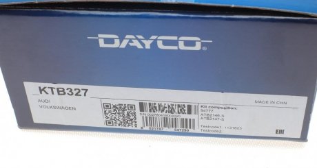 Комплект ГРМ (ремінь + ролик) dayco KTB327