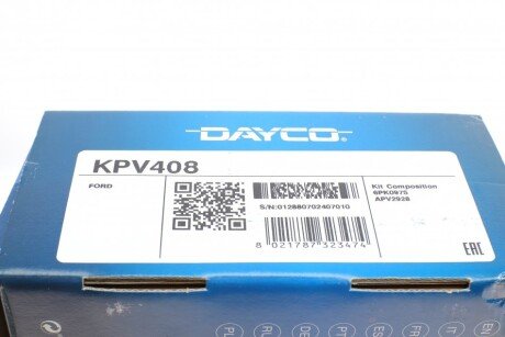 Комплект ремня dayco KPV408