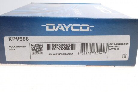 Комплект ремня dayco KPV588
