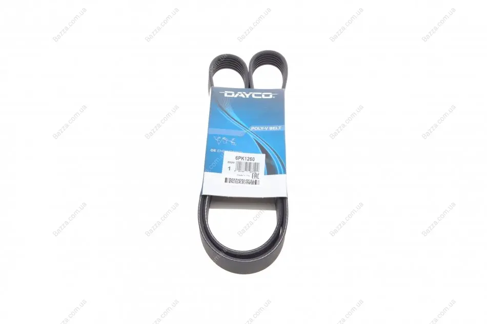 Комплект ремня грм dayco 6PK1260