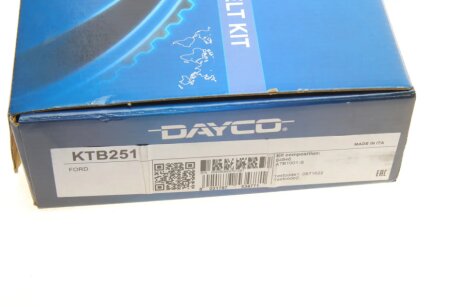 Комплект ремня грм dayco KTB251