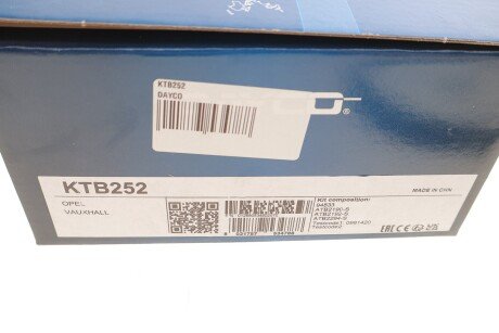 Комплект ремня грм dayco KTB252