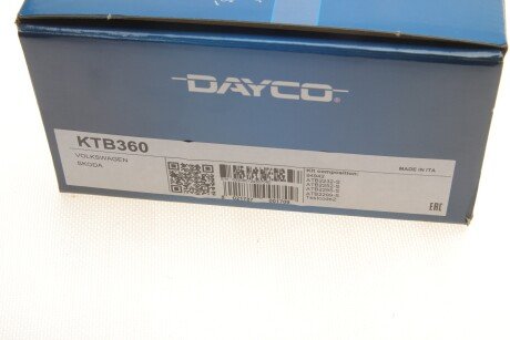 Комплект ремня грм dayco KTB360