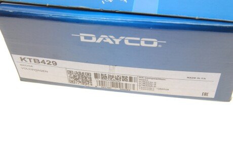 Комплект ремня грм dayco KTB429
