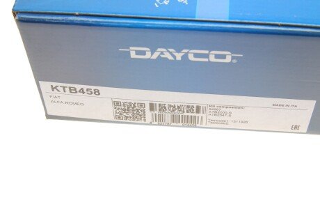Комплект ремня грм dayco KTB458