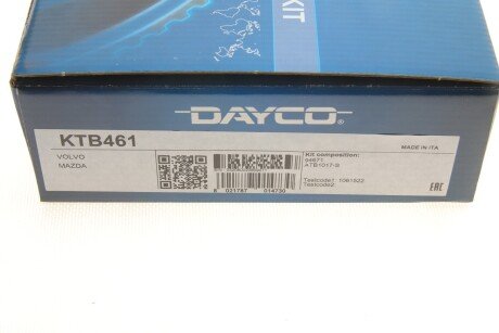 Комплект ремня грм dayco KTB461