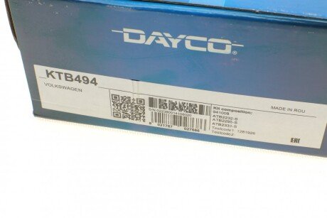 Комплект ременя грм dayco KTB494