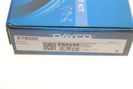 Комплект ременя грм dayco KTB559