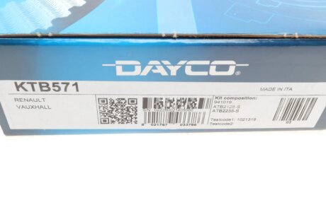 Комплект ремня грм dayco KTB571