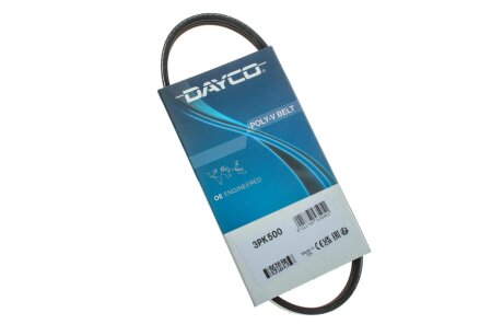 Привідний ремінь генератора dayco 3PK500
