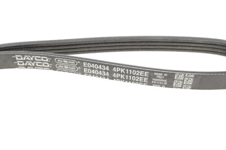 Привідний ремінь генератора dayco 4PK1102EE
