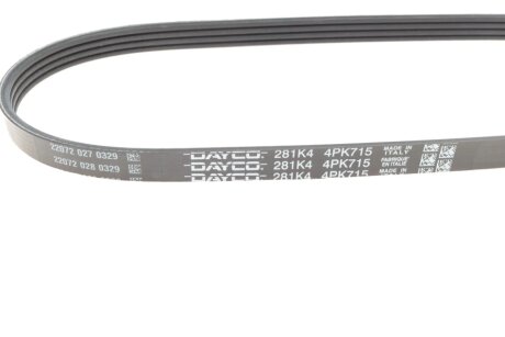 Приводной ремень генератора dayco 4PK715